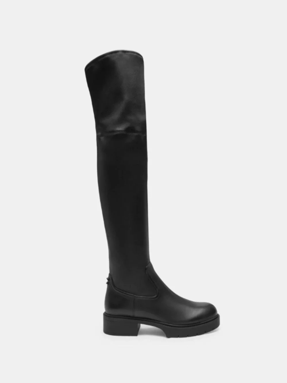 Coach Boots Lisa Over-The-Knee in Black Leather